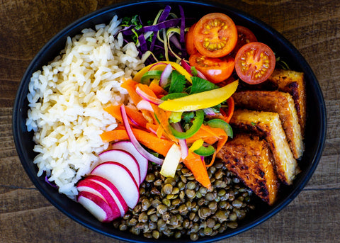 tempeh protein bowl